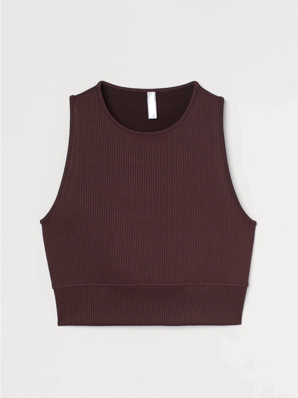 House of Harlow Ribbed Cropped Tank Top
